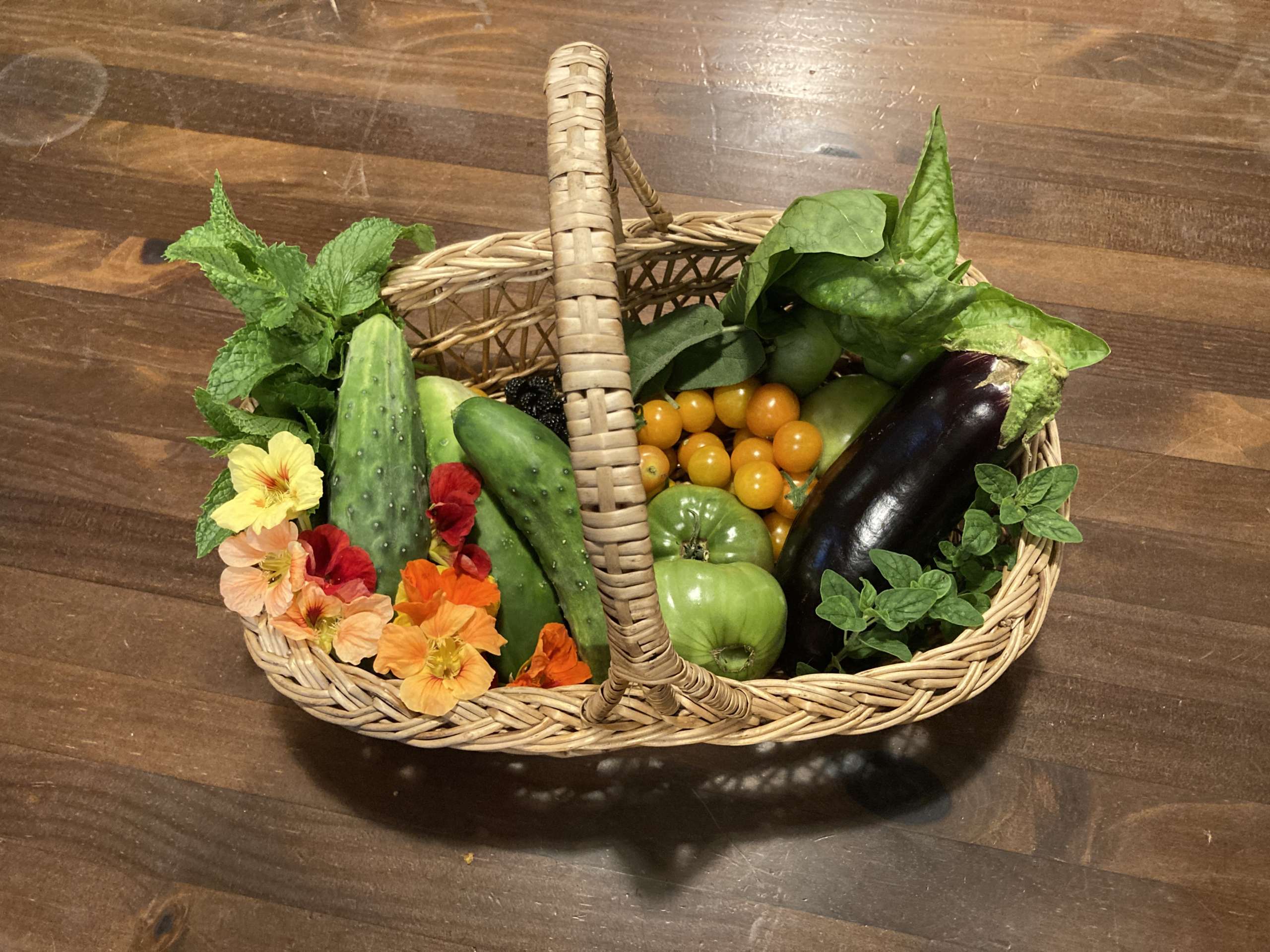 Nightshades harvest basket